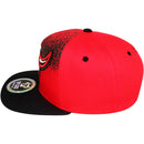 TOP LEVEL : BULL | Front Raised Bull Verbiage with Dripping Design Snapback Cap