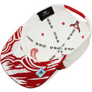 TOP LEVEL : BULL | Front Raised Bull Verbiage with Dripping Design Snapback Cap