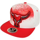 TOP LEVEL : BULL | Front Raised Bull Verbiage with Dripping Design Snapback Cap