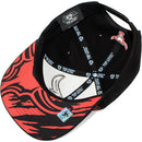 TOP LEVEL : BULL | Front Raised Bull Embroidery with Verbiage Print Design Snapback Cap