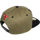TOP LEVEL : BULL | Front Raised Bull Embroidery with Verbiage Print Design Snapback Cap