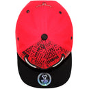 TOP LEVEL : BULL | Front Raised Bull Embroidery with Verbiage Print Design Snapback Cap