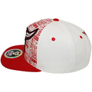 TOP LEVEL : BULL | Front Raised Bull Embroidery with Verbiage Print Design Snapback Cap