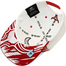 TOP LEVEL : BULL | Front Raised Bull Embroidery with Verbiage Print Design Snapback Cap