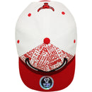 TOP LEVEL : BULL | Front Raised Bull Embroidery with Verbiage Print Design Snapback Cap