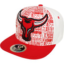 TOP LEVEL : BULL | Front Raised Bull Embroidery with Verbiage Print Design Snapback Cap
