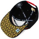 TOP LEVEL : CALI | Front Raised Cali Verbiage with Hand Sign Design Snapback Cap