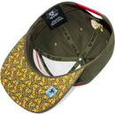 TOP LEVEL : CALI | Front Raised Cali Verbiage with Hand Sign Design Snapback Cap