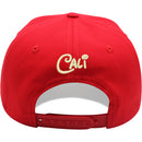 TOP LEVEL : CALI | Front Raised Cali Verbiage with Hand Sign Design Snapback Cap