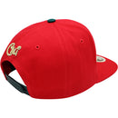 TOP LEVEL : CALI | Front Raised Cali Verbiage with Hand Sign Design Snapback Cap