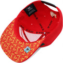 TOP LEVEL : CALI | Front Raised Cali Verbiage with Hand Sign Design Snapback Cap