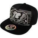 TOP LEVEL : CALI BEAR | Front-raised High Quality Embroidery Design Snapback Cap