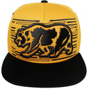 TOP LEVEL : CALI BEAR | Front-raised High Quality Embroidery Design Snapback Cap
