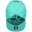 TOP LEVEL : DRIP | Front-raised Verbiage Embroidery and All-over Newspaper Print Design Snapback Cap