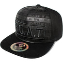 TOP LEVEL : GOAT | All Over Front Print Design Snapback Cap