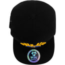 TOP LEVEL : GOLDEN STATE | Verbiage Design with Embroidered Felt Patch Design Snapback Cap