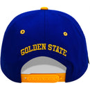 TOP LEVEL : GOLDEN STATE | Verbiage Design with Embroidered Felt Patch Design Snapback Cap