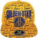 TOP LEVEL : GOLDEN STATE | Unique All-over Printing with Golden State Design Snapback Cap