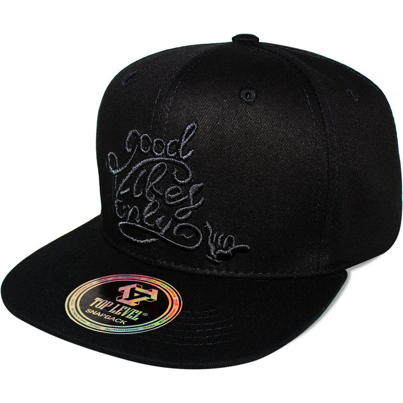 TOP LEVEL : GOOD VIBES ONLY | Aloha Hand Sign Design Snapback Cap