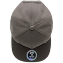 TOP LEVEL : GOOD VIBES | Iridescent Heat Transfer Vinyl Patch Design Snapback Cap