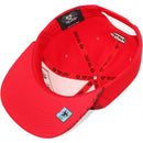 TOP LEVEL : ALOHA | Front-raised Verbiage Embroidery with Flowers Print Design Snapback Cap