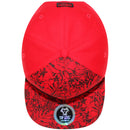 TOP LEVEL : ALOHA | Front-raised Verbiage Embroidery with Flowers Print Design Snapback Cap