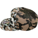 TOP LEVEL : HUSTLE | Two Layers Rubber Patch Design Snapback Cap