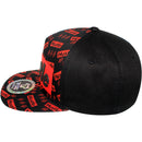 TOP LEVEL : HUSTLE | Two Layers Rubber Patch Design Snapback Cap