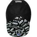 TOP LEVEL : HUSTLE | Two Layers Rubber Patch Design Snapback Cap