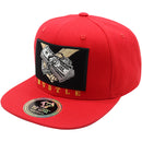 TOP LEVEL : HUSTLE | HU$TLE Dollar Bills Embroidery with Cotton Patch Design Snapback Cap