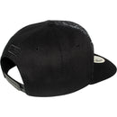 TOP LEVEL : HUSTLE | Front-raised Verbiage with Crack Details Design Snapback Cap