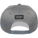 TOP LEVEL : HUSTLE | Front-raised Verbiage with Crack Details Design Snapback Cap
