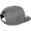 TOP LEVEL : HUSTLE | Front-raised Verbiage with Crack Details Design Snapback Cap