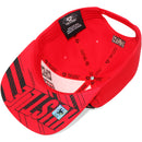 TOP LEVEL : HUSTLE | Front-raised Verbiage with Crack Details Design Snapback Cap