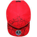 TOP LEVEL : HUSTLE | All-over Marble Print Design Snapback Cap