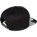 TOP LEVEL : HUSTLE | Front-raised Verbiage & Dripping Ink Print Design Snapback Cap