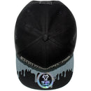 TOP LEVEL : HUSTLE | Front-raised Verbiage & Dripping Ink Print Design Snapback Cap
