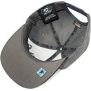 TOP LEVEL : HUSTLE | Front-raised Verbiage & Dripping Ink Print Design Snapback Cap