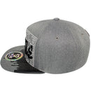 TOP LEVEL : HUSTLE | Front-raised Verbiage & Dripping Ink Print Design Snapback Cap