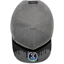 TOP LEVEL : HUSTLE | Front-raised Verbiage & Dripping Ink Print Design Snapback Cap