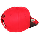 TOP LEVEL : HUSTLE | Front-raised Verbiage & Dripping Ink Print Design Snapback Cap