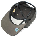 TOP LEVEL : HUSTLE | Cool Bear with All-over Newspaper Print Design Snapback Cap