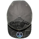 TOP LEVEL : HUSTLE | Cool Bear with All-over Newspaper Print Design Snapback Cap