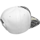 TOP LEVEL : HUSTLE | Cool Bear with All-over Newspaper Print Design Snapback Cap