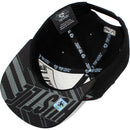 TOP LEVEL : HUSTLE | Front-raised Verbiage Embroidery with Felt Patch Design Snapback Cap