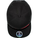 TOP LEVEL : HUSTLE | Front-raised Verbiage Embroidery with Felt Patch Design Snapback Cap