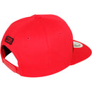 TOP LEVEL : HUSTLE | Front-raised Verbiage Embroidery with Felt Patch Design Snapback Cap