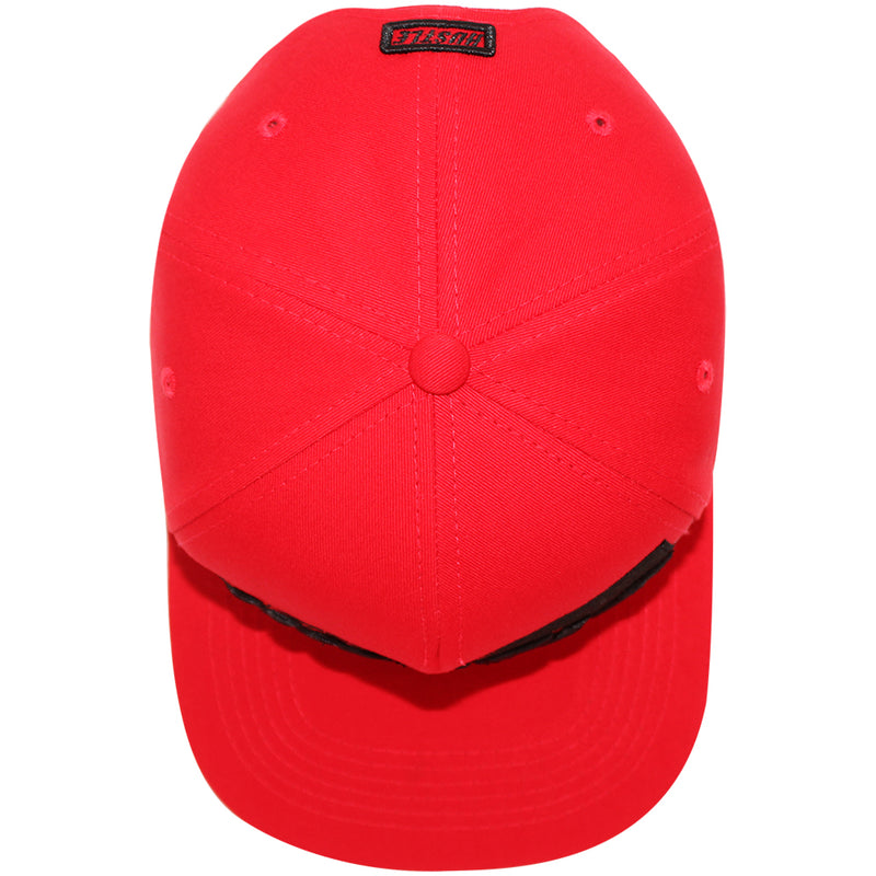 TOP LEVEL : HUSTLE | Front-raised Verbiage Embroidery with Felt Patch Design Snapback Cap