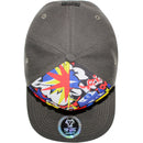 TOP LEVEL : HUSTLE | Front Raised Hustle Verbiage Embroidery with Cartoon Sublimation Design Snapback Cap