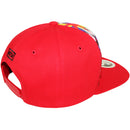 TOP LEVEL : HUSTLE | Front Raised Hustle Verbiage Embroidery with Cartoon Sublimation Design Snapback Cap